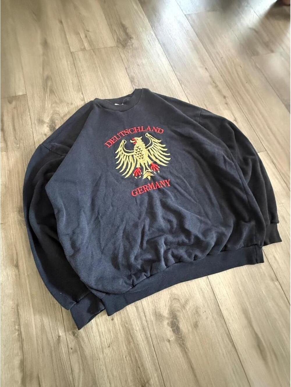 Vintage Germany Black Crewneck Sweatshirt